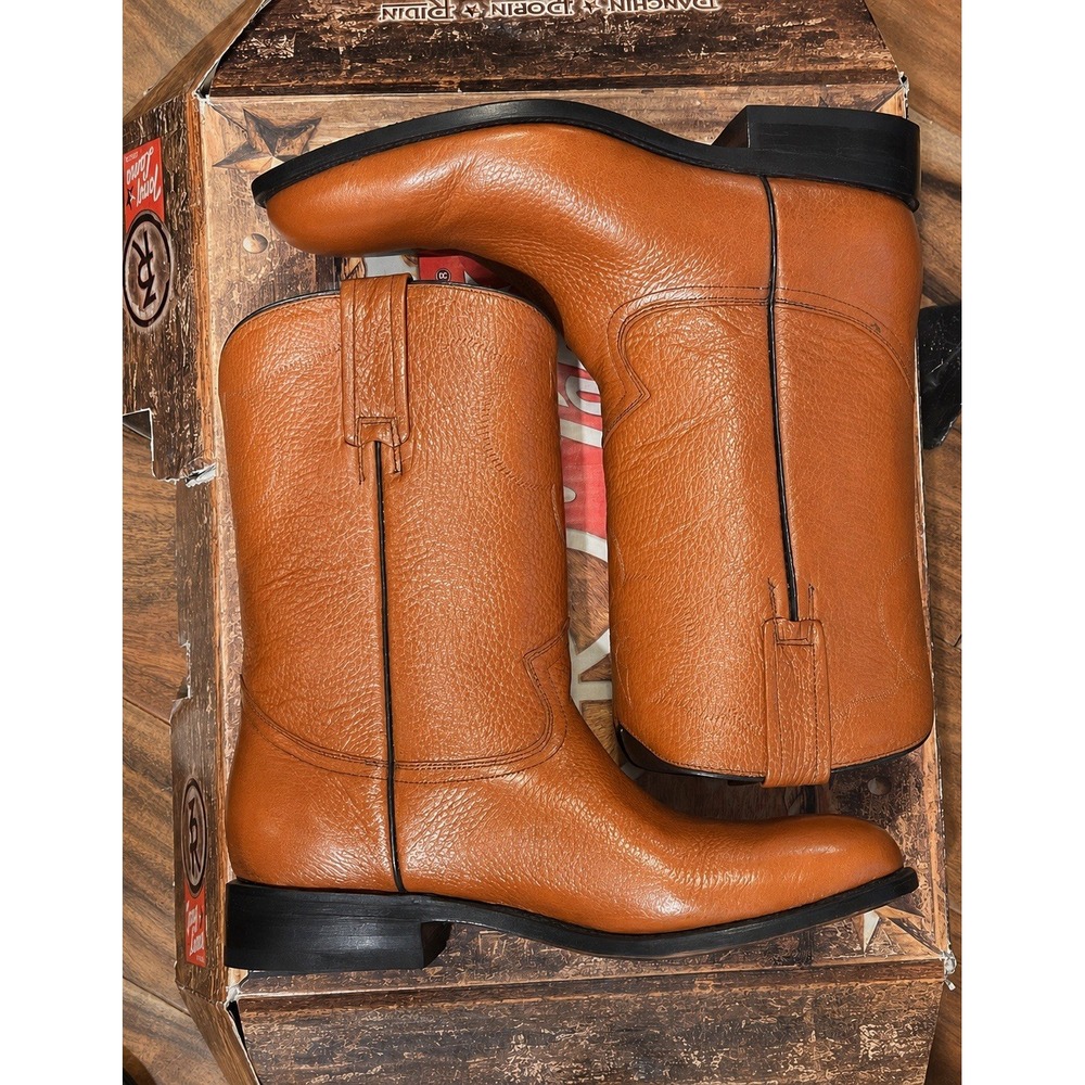 Rancho Boots Men's Brown Leather Western Cowboy Boots 27.5 MX Welted Made Mexico